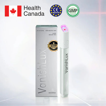 🇨🇦 Bikenda® VanishLux All-in-One Laser Eraser Pen(Powered by CO₂ laser technology – effectively removes moles, warts, skin tags, pigmentation spots, and other skin imperfections)