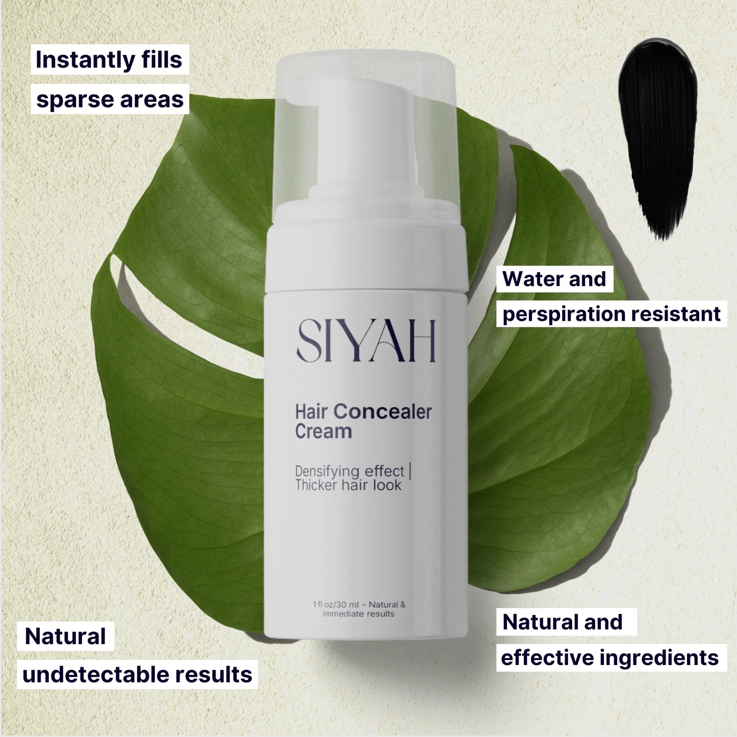 Siyah® hair cream 30ml - Instant density effect