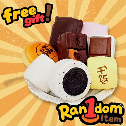 Squishy Hawaiian Roll Stress Relief Toy – Slow Rebound Fidget for Adults & Kids