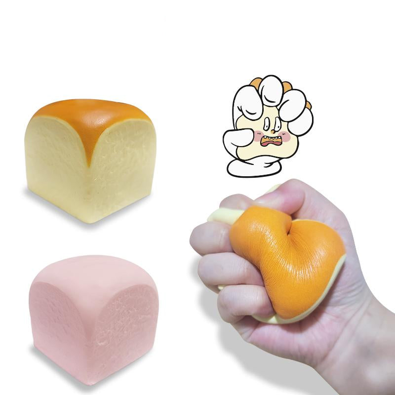 Squishy Hawaiian Roll Stress Relief Toy – Slow Rebound Fidget for Adults & Kids