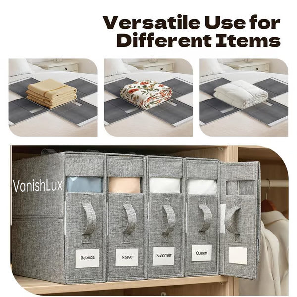 Multi-Use Storage Bags 4Pack Dustproof Organizer For Bedding Quilts Blankets